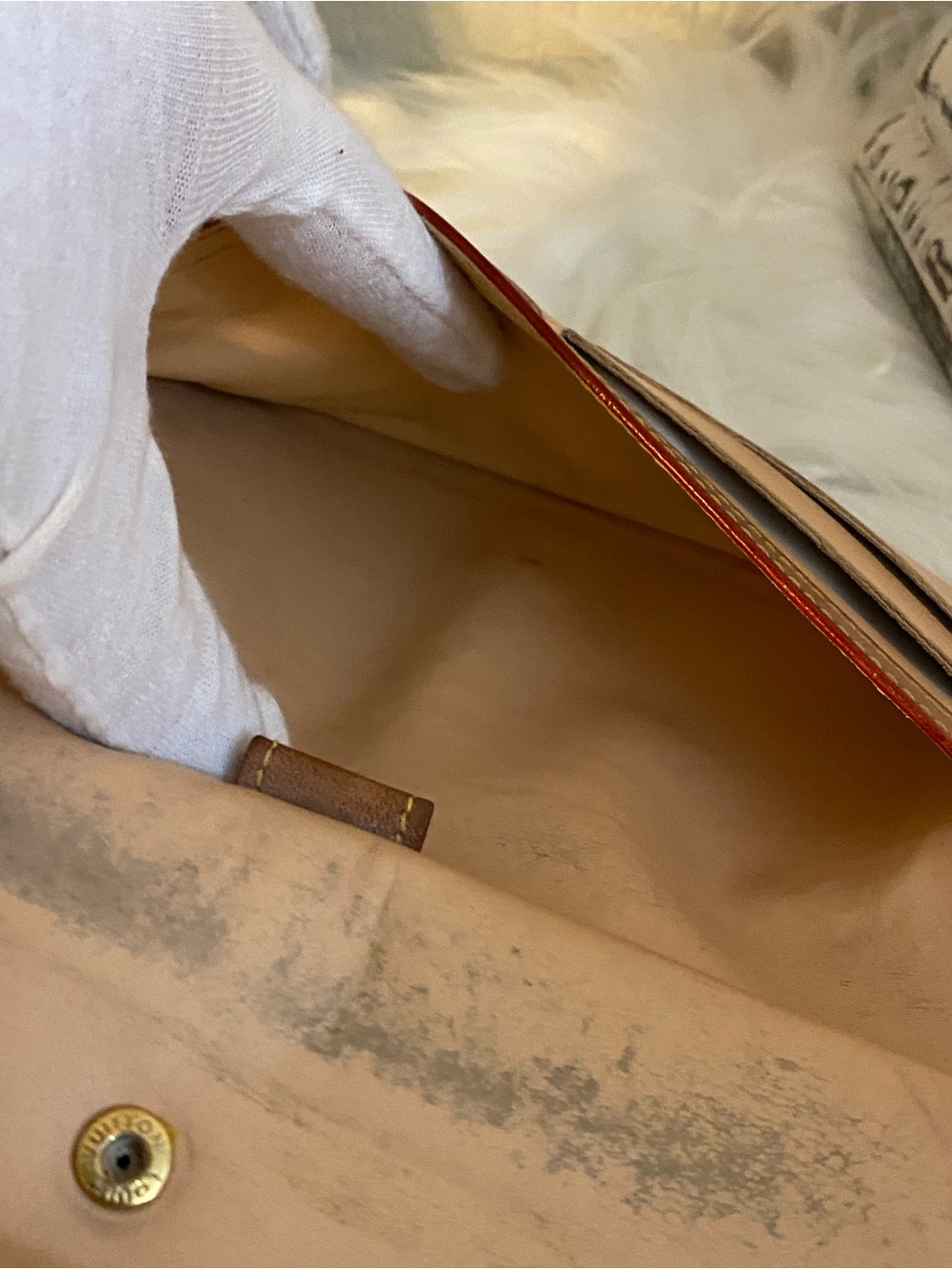 Louis Vuitton Murakami White Long Snap Wallet w/ Chain - Picture 11 of 16